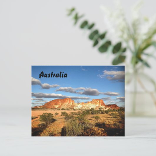 Australisch outback briefkaart (Staand voorkant)