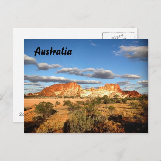 Australisch outback briefkaart (Voorkant / Achterkant)