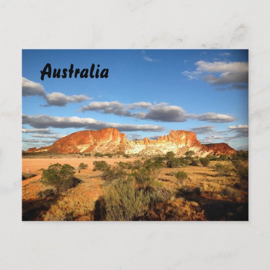 Australisch outback briefkaart (Voorkant)