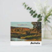 Australisch outback briefkaart (Staand voorkant)