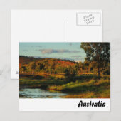 Australisch outback briefkaart (Voorkant / Achterkant)