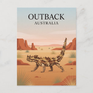 Australisch Outback Briefkaart