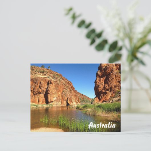 Australisch outback briefkaart (Staand voorkant)