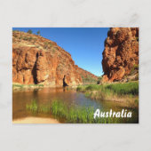 Australisch outback briefkaart (Voorkant)