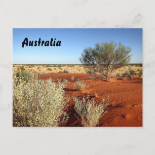 Australisch outback-briefkaart briefkaart