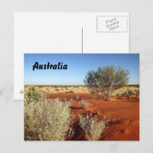 Australisch outback-briefkaart briefkaart (Voorkant / Achterkant)