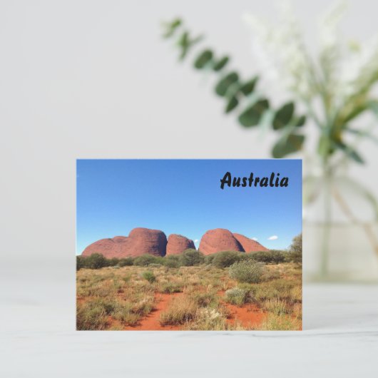 Australisch outback-briefkaart briefkaart (Staand voorkant)