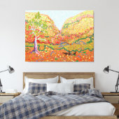 Australisch Outback-impressionistisch landschap Canvas Afdruk (Insitu (Slaapkamer))