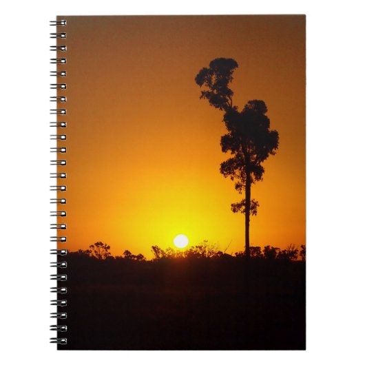 Australisch "outback sunset"-notitieboek notitieboek (Voorkant)