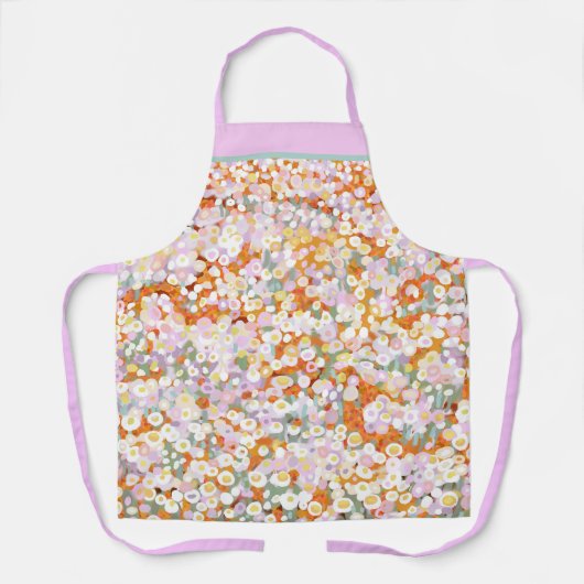 Australisch papier madeliefje wilde bloemen Print  Schort (Voorkant)