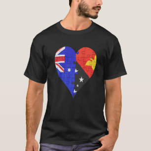 Australisch Papoea-Nieuw-Guinea Vlaggenhoofd T-shirt