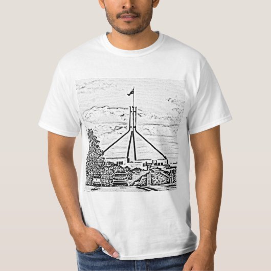 Australisch parlement - Canberra T-shirt (Voorkant)