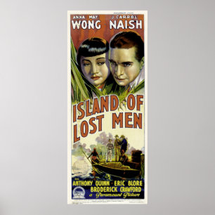 Australisch Poster ~ Island of Lost Mannen ~ 1939 