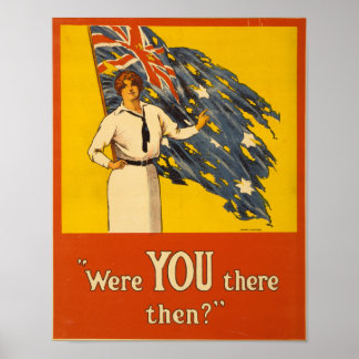 Australisch poster voor inschrijving