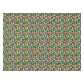 Australisch Quokka Blue Kerstmis Tafelkleed (Voorkant (Horizontaal))