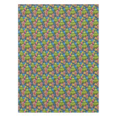 Australisch Quokka Blue Kerstmis Tafelkleed (Voorkant)