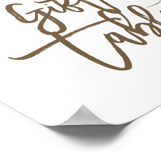 Australisch Quokka Neutral Gift Table Sign Poster (Hoek)