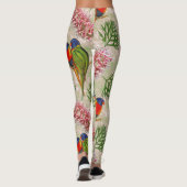 Australisch Rainbow Loriket Pattern Leggings (Achterkant)