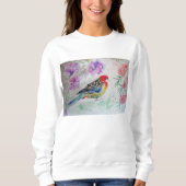 Australisch Rosella Parrot Waterverf Sweatshirt (Voorkant)
