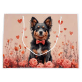 Australisch Rund met Rozen - Valentijnsdag Groot Cadeauzakje (Voorkant)