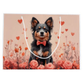 Australisch Rund met Rozen - Valentijnsdag Groot Cadeauzakje (Achterkant)