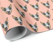 Australisch rundvee Hond-parelpapier Cadeaupapier (Rol Hoek)