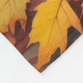 Australisch rundvee in de herfst verlaat Thanksgiv Fleece Deken (Hoek)