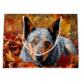 Australisch rundvee in herfst laat Herfst inspirer Groot Cadeauzakje (Voorkant)