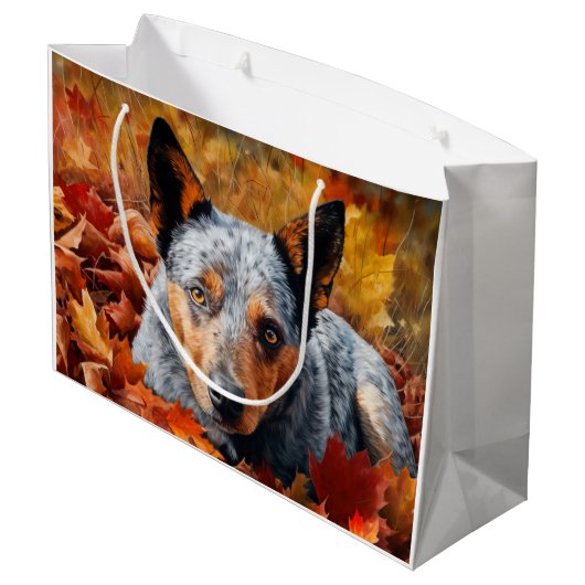 Australisch rundvee in herfst laat Herfst inspirer Groot Cadeauzakje (Achterkant Gekanteld)