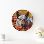 Australisch rundvee in herfst laat Herfst inspirer Grote Klok (Huis)