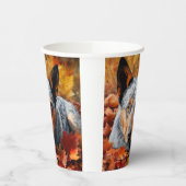 Australisch rundvee in herfst laat Herfst inspirer Papieren Bekers (Links)