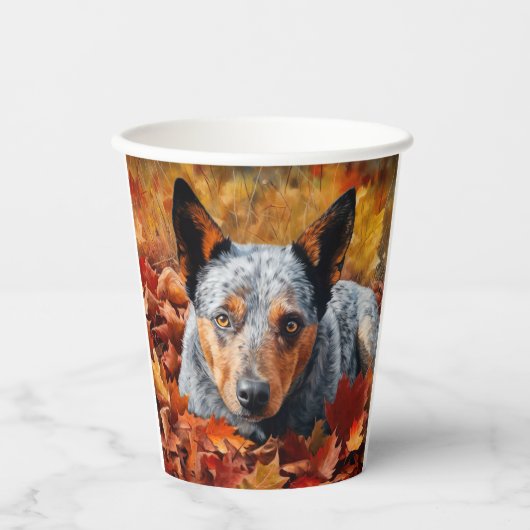 Australisch rundvee in herfst laat Herfst inspirer Papieren Bekers (Voorkant)