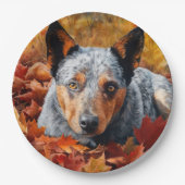 Australisch rundvee in herfst laat Herfst inspirer Papieren Bordje (Voorkant)