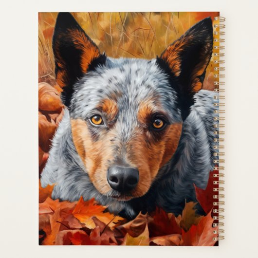 Australisch rundvee in herfst laat Herfst inspirer Planner (Achterkant)