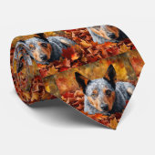 Australisch rundvee in herfst laat Herfst inspirer Stropdas (Opgerold)