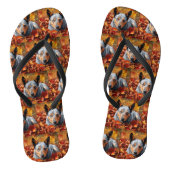 Australisch rundvee in herfst laat Herfst inspirer Teenslippers (Voetbed)