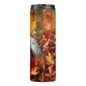 Australisch rundvee in herfst laat Herfst inspirer Thermosbeker (Achterkant)