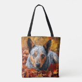 Australisch rundvee in herfst laat Herfst inspirer Tote Bag (Achterkant)