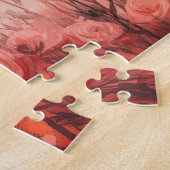 Australisch Rundvee met Rozen - Valentijnsdag Legpuzzel (Zijkant)