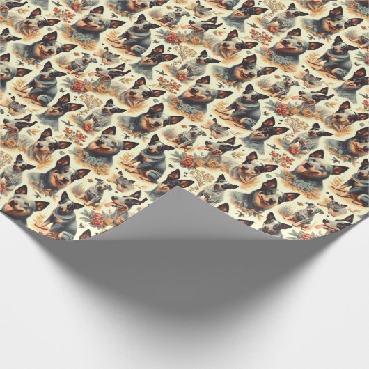  Australisch rundvee naadloos Cadeaupapier (Hoek)