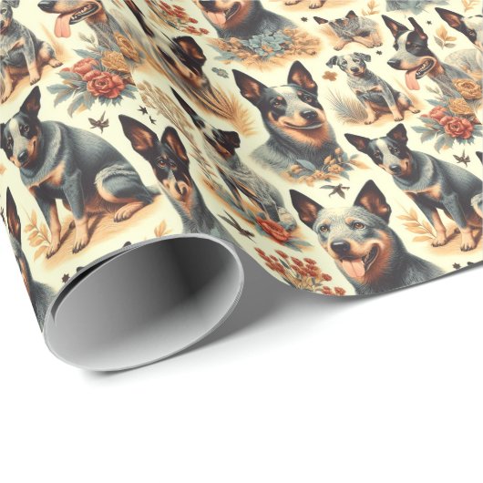  Australisch rundvee naadloos Cadeaupapier (Rol Hoek)