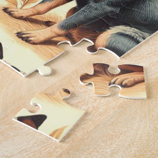  Australisch rundvee naadloos Legpuzzel (Zijkant)