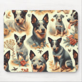  Australisch rundvee naadloos Muismat (Voorkant)