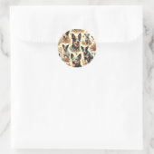 Australisch rundvee naadloos Ronde Sticker (Tas)