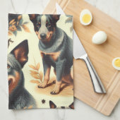  Australisch rundvee naadloos Theedoek (Quarter Fold)