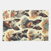  Australisch rundvee naadloos Theedoek (Horizontaal)