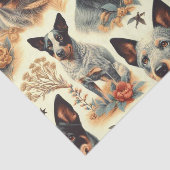  Australisch rundvee naadloos Tissuepapier (Detail)