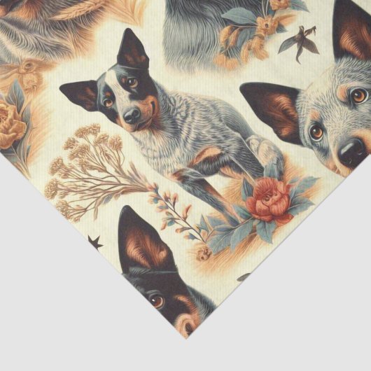  Australisch rundvee naadloos Tissuepapier (Detail)