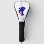 Australisch semi-vector afbeelding golfheadcover (Voorkant)