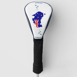 Australisch semi-vector afbeelding golfheadcover